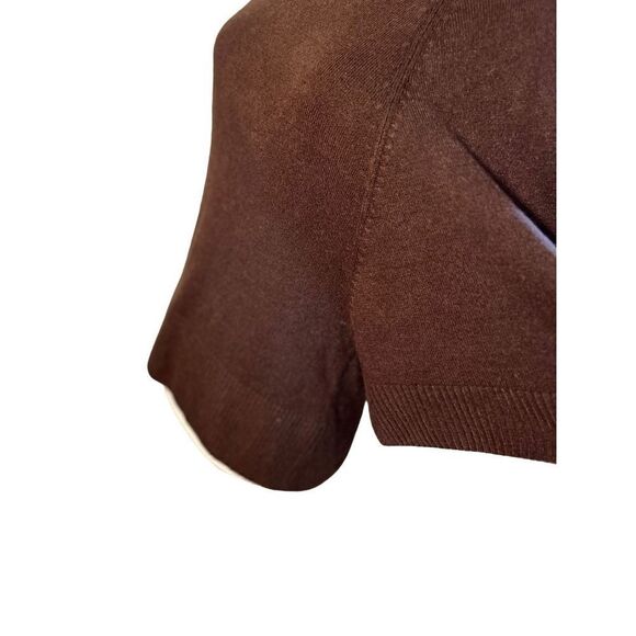 Debbie Morgan chocolate brown Dolan sleeve sweater - S - 🙂3/$15 - Picture 4 of 8